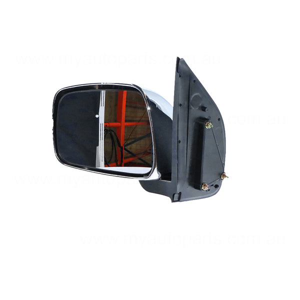 Chrome Door Mirror Passenger Side Aftermarket Suits Nissan Navara D40 2005 to 2010