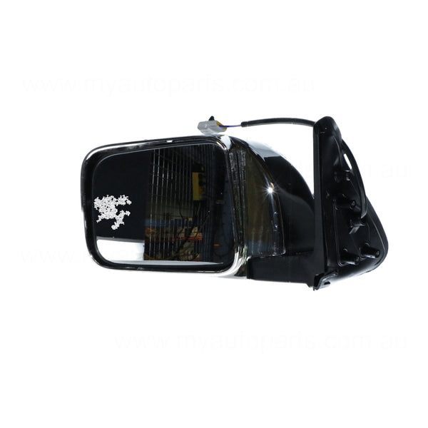 Chrome Door Mirror Passenger Side Aftermarket Suits Nissan Patrol GU/Y61 Wagon 2004 to 2016