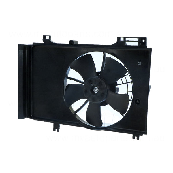 12 v Radiator Fan Assembly Aftermarket Suits Mazda 2 DE 2007 to 2014
