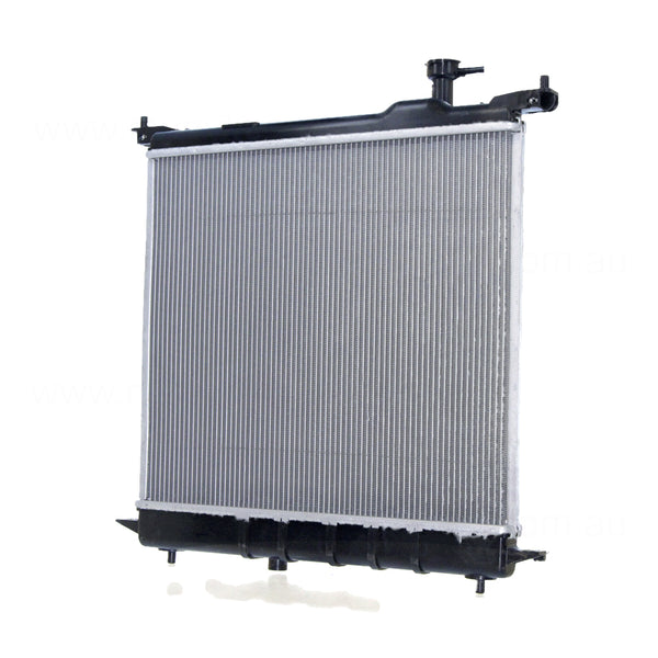Radiator 28 / 28 mm Plastic Aluminium 400 x 448 x 16 mm Automatic 1.2 L HR12 Aftermarket Suits Nissan Micra K13 2010 to 2016