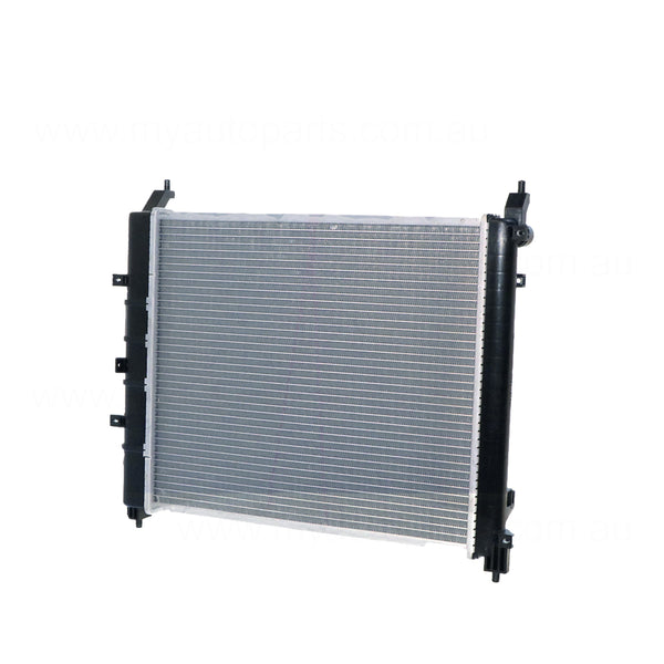 Radiator 28 / 28 mm Plastic Aluminium 450 x 405 x 16 mm Automatic 1.5 L HR15 Aftermarket Suits Nissan Micra K13 2010 to 2013
