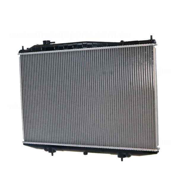 Radiator Plastic Aluminium 450 x 688 x 26 mm Automatic 2.4L L KA24 Aftermarket Suits Nissan Navara D22 1997 to 2001