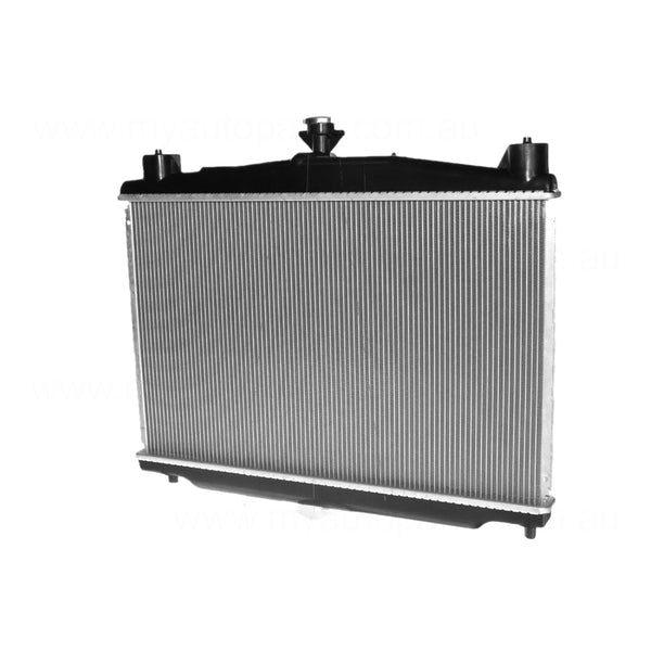 Radiator 28 / 28 mm Plastic Aluminium 350 x 558 x 16 mm Manual/Auto 1.5L L ZY Aftermarket Suits Mazda 2 DE 2007 to 2014