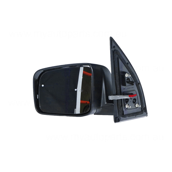 Electric Black W/O Indicator W/O Cover Door Mirror Passenger Side OEM Suits Nissan X-Trail T31 2007 to 2014