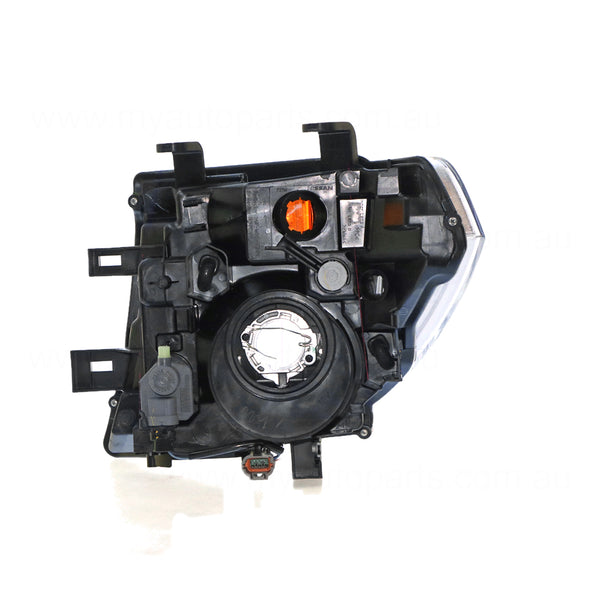 Halogen Electric Adjust Head Lamp Drivers Side OEM Suits Nissan Navara D40 2008 to 2015