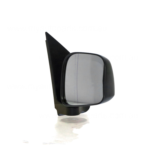 Black Door Mirror Drivers Side OEM Suits Nissan Navara D40 2008 to 2015
