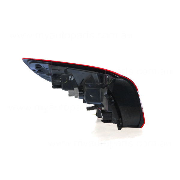 Black Red/Clear Tail Lamp Drivers Side OEM Suits Nissan Qashqai J11 2014 to 2018