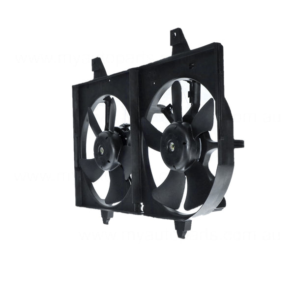 12 v Radiator Fan Assembly Aftermarket Suits Nissan Maxima A33 1999 to 2003