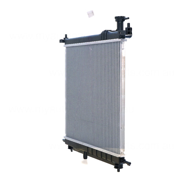 Radiator 30 / 30 mm Plastic Aluminium 400 x 428 x 16 mm Manual 1.2 L HR12 Aftermarket Suits Nissan Micra K13 2010 to 2016