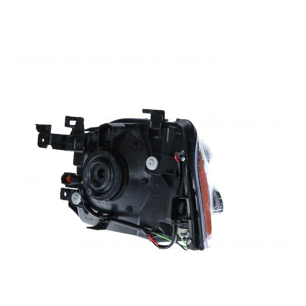 Halogen Head Lamp Drivers Side Certified Suits Nissan Navara D22 2001 to 2015