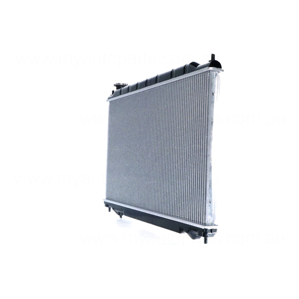 Radiator 35 / 35 mm Plastic Aluminium 400 x 736 x 27 mm Manual/Auto 3.5L L VQ35DE Aftermarket Suits Nissan Maxima J31 2003 to 2009