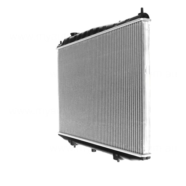 Radiator 35 / 35 mm Plastic Aluminium 450 x 688 x 26 mm Manual 2.4 L KA24E Aftermarket Suits Nissan Navara D22 1997 to 2001