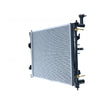 Radiator 33 / 33 mm Plastic Aluminium 600 x 438 x 16 mm Manual/Auto 2.0L L G4KD8H Aftermarket Suits Kia Cerato TD 2009 to 2013