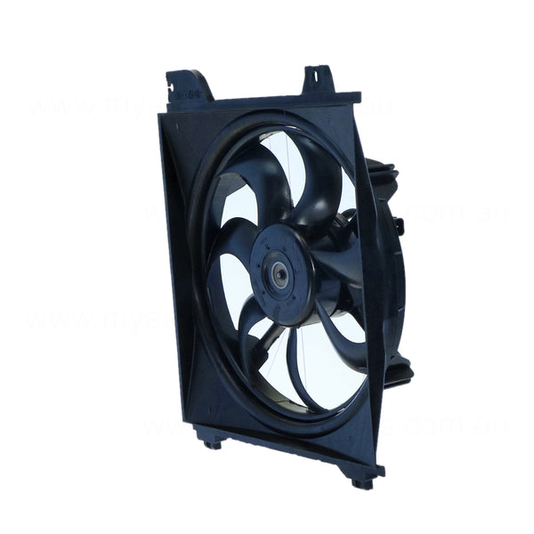 12 v Radiator Fan Assembly Aftermarket Suits Kia Rio JB 2005 to 2011 1.4L/1.6L Auto/Manual
