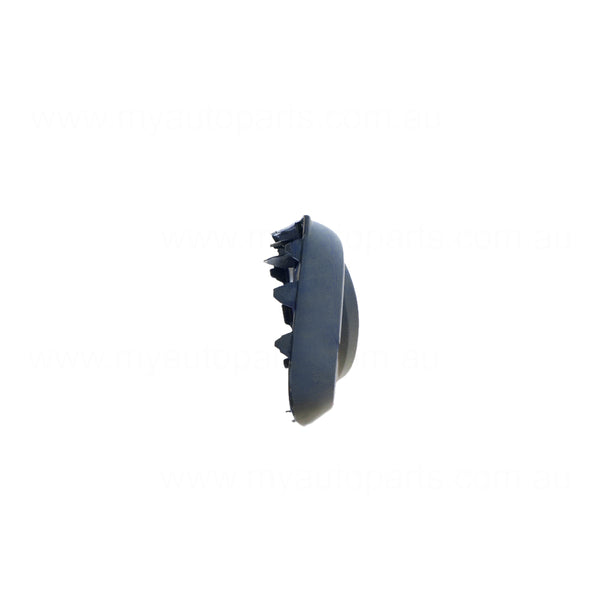 Black Front Bar Grille With Fog Light Mount Drivers Side Aftermarket suits Mazda 3 BM Hatch 2/2014 to 6/2016