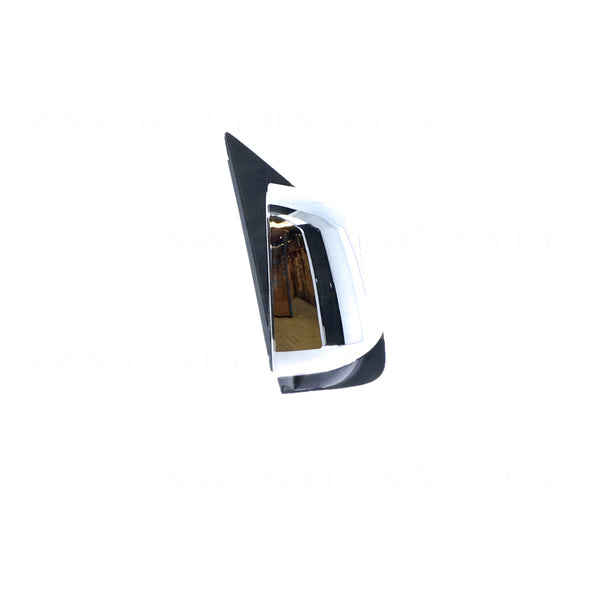 Chrome Door Mirror Drivers Side Aftermarket Suits Nissan Navara D40 2005 to 2010