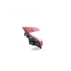 Black Red/Clear Tail Lamp Passenger Side Certified Suits Nissan Qashqai J11 2014 to 2018