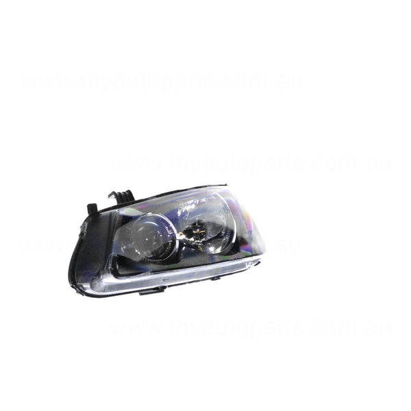 Black Head Lamp Passenger Side Certified Suits Nissan Pulsar N16 9/2002 to 1/2006
