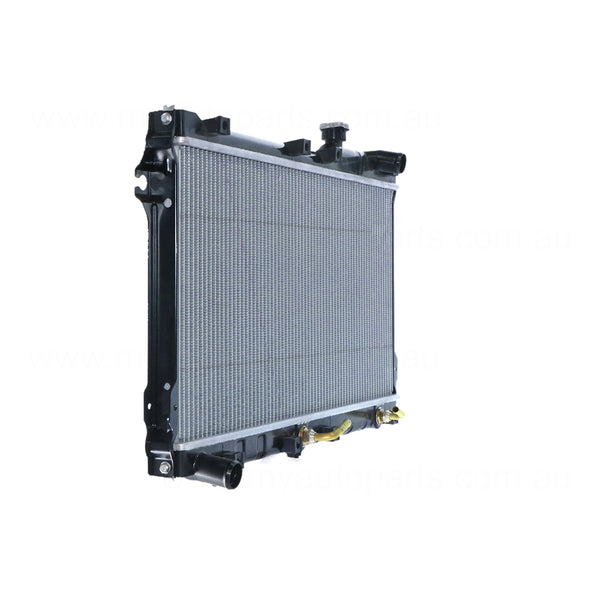 Radiator 32 / 32 mm Plastic Aluminium 320 x 648 x 26 mm Manual/Auto 1.6L, 1.8L L B6, B8 Aftermarket Suits Mazda MX-5 NA 1989 to 1998