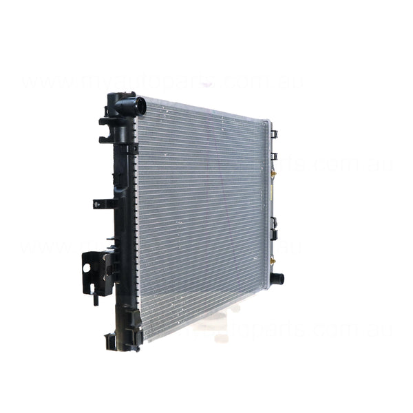 Radiator 38 / 35 mm Plastic Aluminium 720 x 490 x 16 mm Automatic 2.5 L QR25DE Aftermarket suits Nissan Navara Series 1