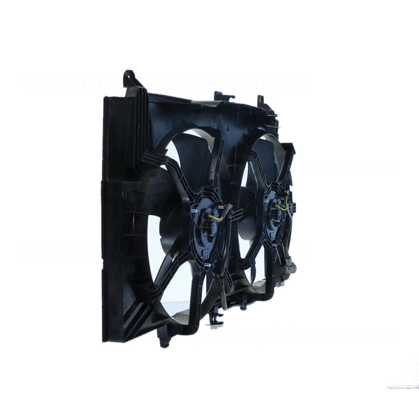 12 v Radiator Fan Assembly Aftermarket Suits Nissan 350Z Z33 2003 to 2007