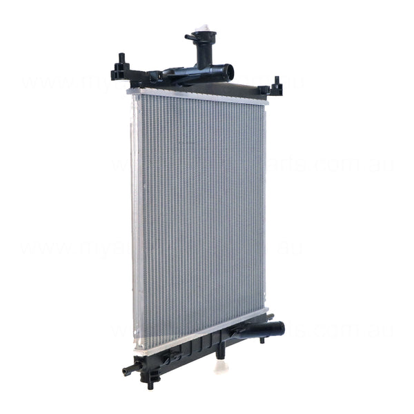 Radiator 30 / 30 mm Plastic Aluminium 400 x 428 x 16 mm Manual 1.2 L HR12 Aftermarket Suits Nissan Micra K13 2010 to 2016