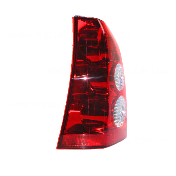 Black Red/Clear Tail Lamp Passenger Side OEM Suits Mazda Tribute CU 2000 to 2006