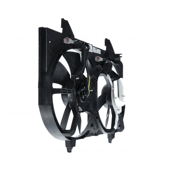 12 v Radiator Fan Assembly Aftermarket Suits Nissan Maxima A33 1999 to 2003