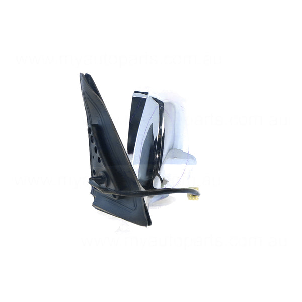 Chrome Door Mirror Electric Adjust Passenger Side Aftermarket Suits Toyota Landcruiser 100 SERIES 1998 to 2007