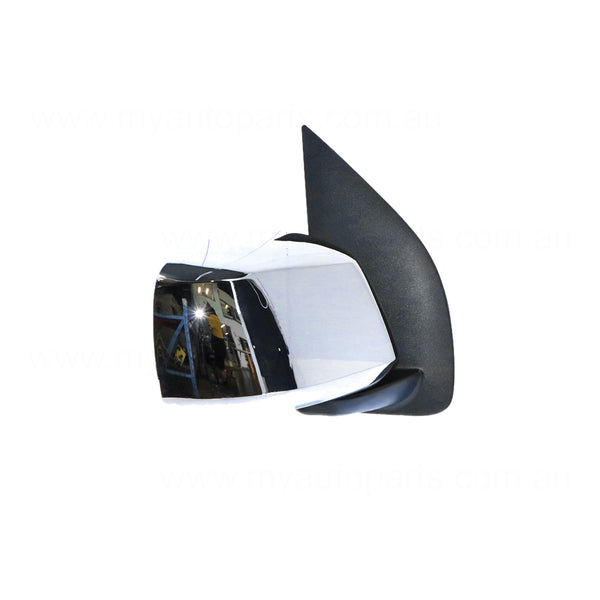 Chrome Door Mirror Drivers Side Aftermarket suits Nissan Navara D40 & Pathfinder R51 2005 to 2007