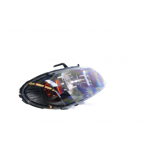 Black Head Lamp Drivers Side Certified Suits Nissan Pulsar N16 9/2002 to 1/2006