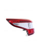 Black Red/Clear Tail Lamp Passenger Side Certified Suits Nissan Qashqai J11 2014 to 2018