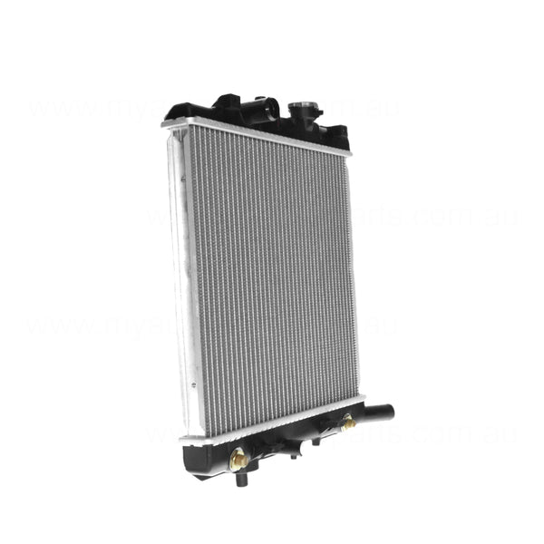 Radiator 28 / 28 mm Plastic Aluminium 350 x 378 x 26 mm Manual/Auto 1.3,1.5L L B3,B5 Aftermarket Suits Mazda 121 Metro Dw DW 1996 to 2002