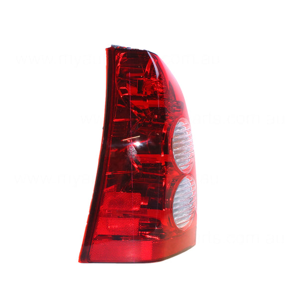Black Red/Clear Tail Lamp Passenger Side Certified Suits Mazda Tribute CU 2000 to 2006