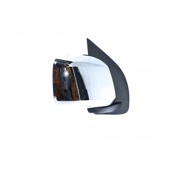 Chrome Door Mirror Drivers Side Aftermarket Suits Nissan Navara D40 2005 to 2010