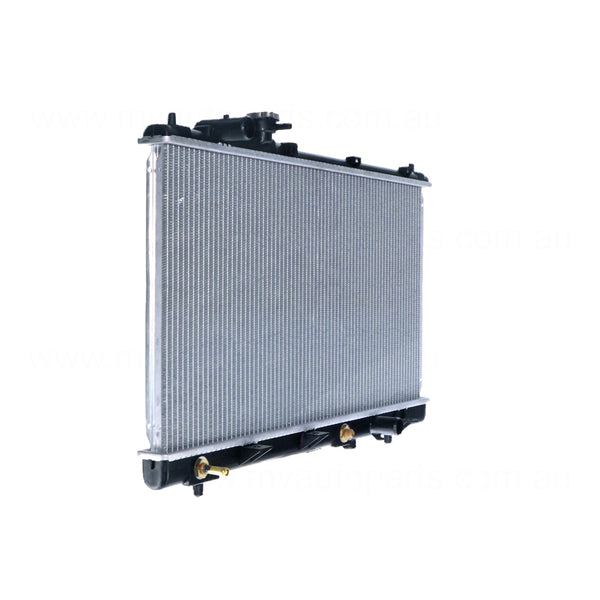 Radiator 28 / 28 mm Plastic Aluminium 350 x 688 x 16 mm Manual/Auto 1.8L, 2.0L L FP, FS Aftermarket Suits Mazda Premacy CP 2001 to 2003