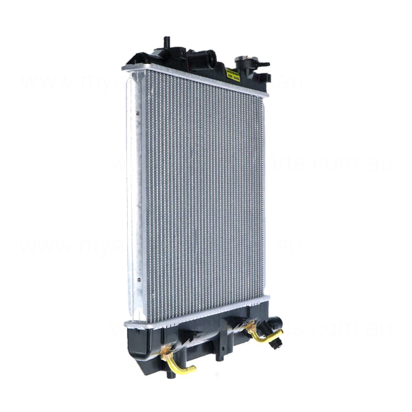 Radiator 28 / 28 mm Plastic Aluminium 350 x 378 x 26 mm Manual/Auto 1.3,1.5L L B3,B5 Aftermarket Suits Mazda 121 Metro Dw DW 1996 to 2002