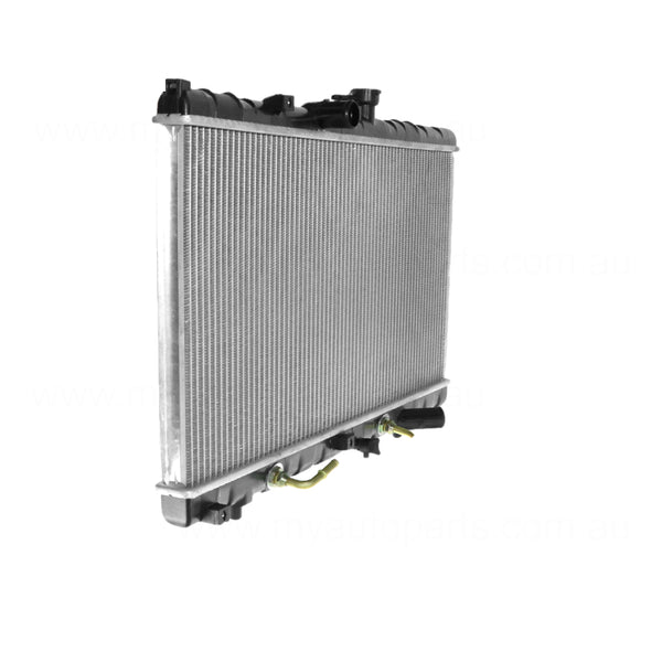 Radiator 31 mm 31 / Plastic Aluminium 350 x 638 x 26 mm Manual/Auto 1.5L L A5D Aftermarket Suits Kia Rio BC 2000 to 2002