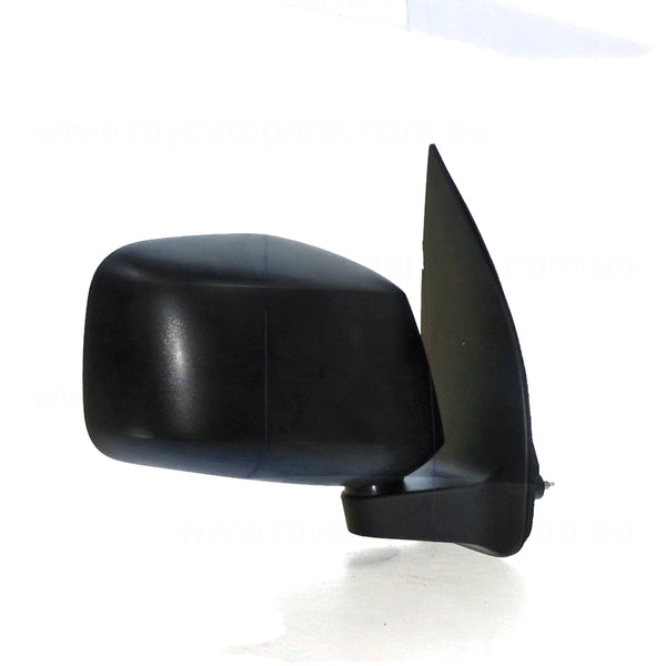 Black Door Mirror Drivers Side OEM Suits Nissan Navara D40 2008 to 2015