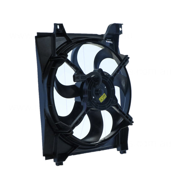 12 v Radiator Fan Assembly Aftermarket Suits Kia Rio JB 2005 to 2011 1.4L/1.6L Auto/Manual