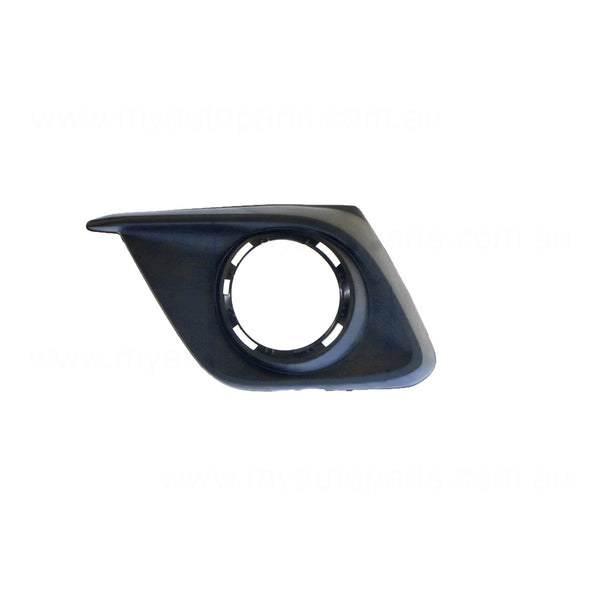 Black Front Bar Grille With Fog Light Mount Passenger Side Aftermarket suits Mazda 3 BM Hatch 2/2014 to 6/2016