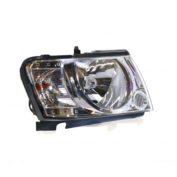 Head Lamp Drivers Side OEM Suits Nissan Patrol GU/Y61 1997 to 2016