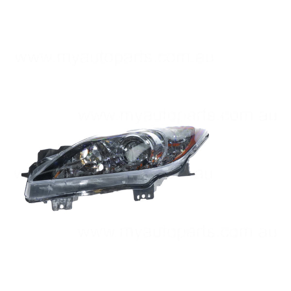 Halogen Manual Adjust Head Lamp Passenger Side Q-Part Certified suits Mazda 3 BL