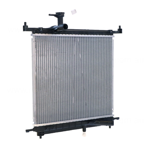 Radiator 30 / 30 mm Plastic Aluminium 400 x 428 x 16 mm Manual 1.2 L HR12 Aftermarket Suits Nissan Micra K13 2010 to 2016
