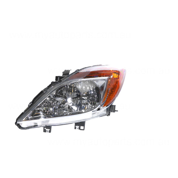 Halogen Manual Adjust Head Lamp Passenger Side Certified Suits Mazda BT50 UP 2011 to 2015