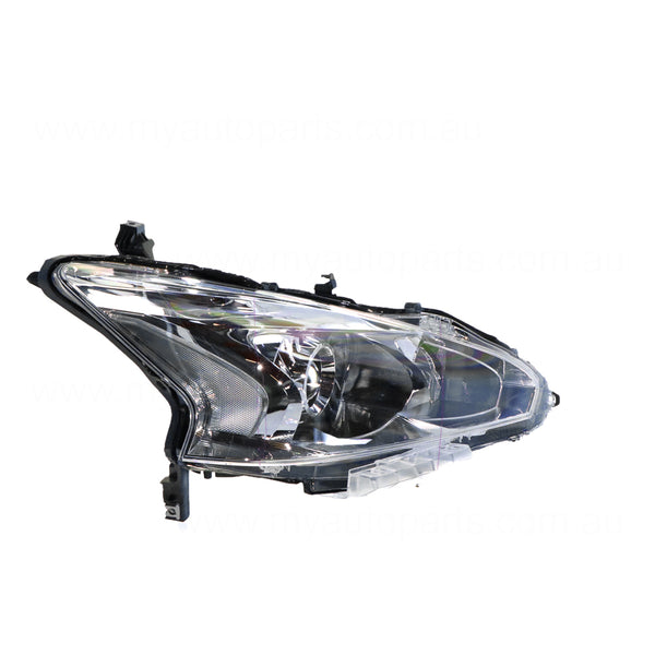 Halogen Manual Adjust Head Lamp Drivers Side OEM Suits Nissan Altima L33 2013 to 2017
