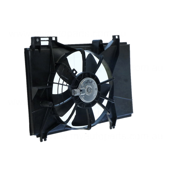 12 v Radiator Fan Assembly Aftermarket Suits Mazda 2 DE 2007 to 2014