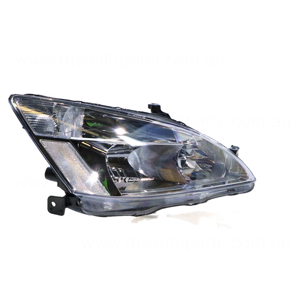 Head Lamp Drivers Side Aftermarket Suits Honda Accord CM 11/2002 to 5/2006
