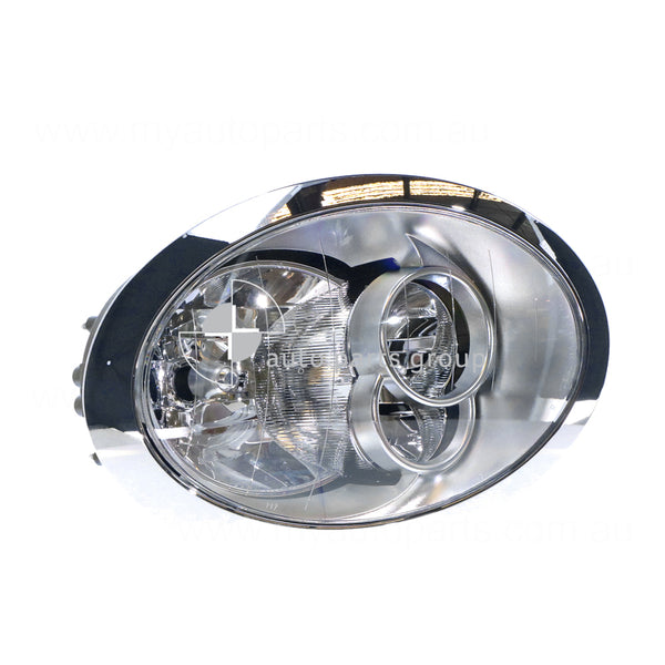 Head Lamp Drivers Side Certified suits Mini Cooper Hardtop R50/Convertible R52 2004 to 2009