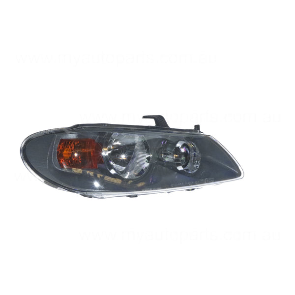 Grey Head Lamp Drivers Side Certified Suits Nissan Pulsar N16 9/2002 to 1/2006